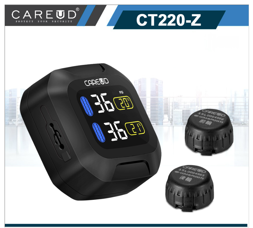 凱佑 CAREUD CT220-Z 摩托車 胎外式 胎壓偵測器