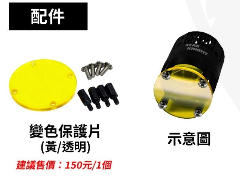 星爵 GX霧燈專用 變色保護片